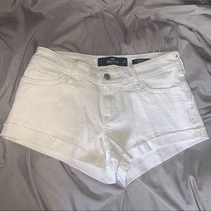 hollister white shorts